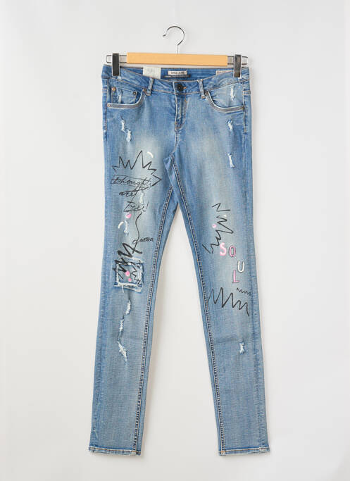Jeans coupe slim bleu GARCIA pour fille