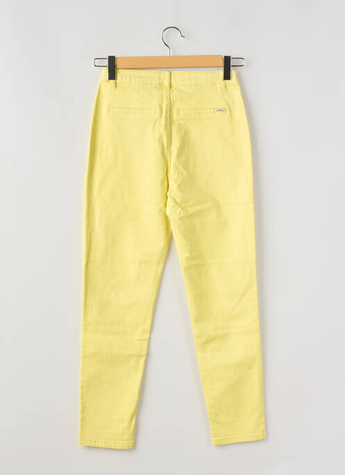Jeans coupe slim jaune GARCIA pour fille