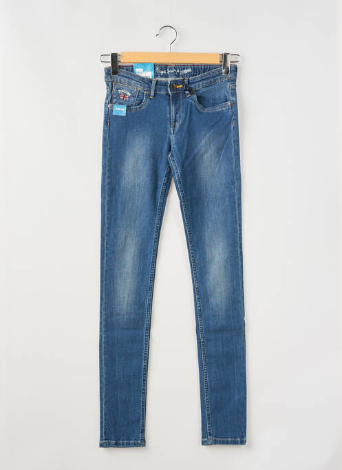 Jeans skinny bleu PEPE JEANS pour fille