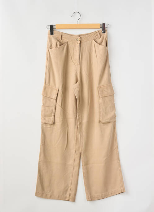 Pantalon cargo beige LE TEMPS DES CERISES pour fille