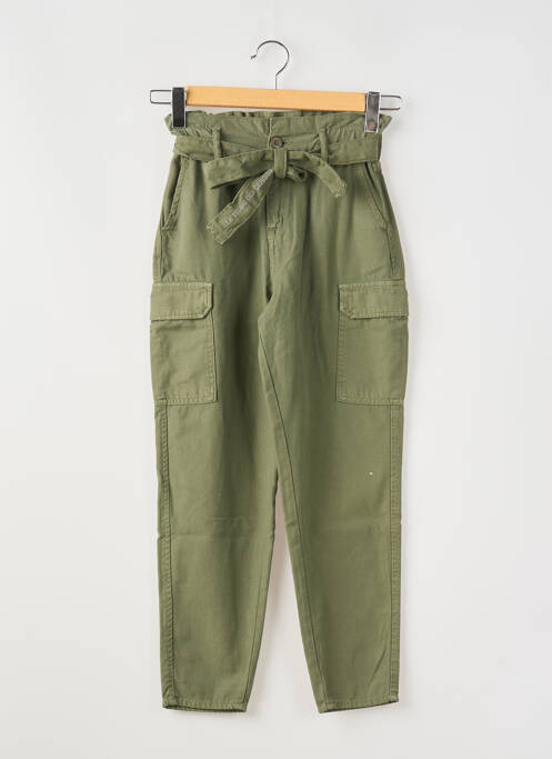Pantalon cargo vert LE TEMPS DES CERISES pour fille