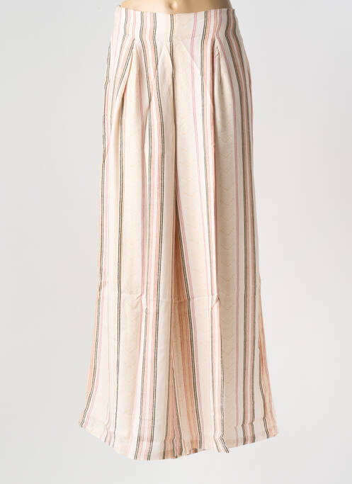 Pantalon large rose GEISHA pour femme