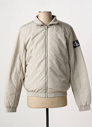 Doudoune manches longues sans capuche gris CALVIN KLEIN homme