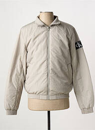 Doudoune manches longues sans capuche gris CALVIN KLEIN homme