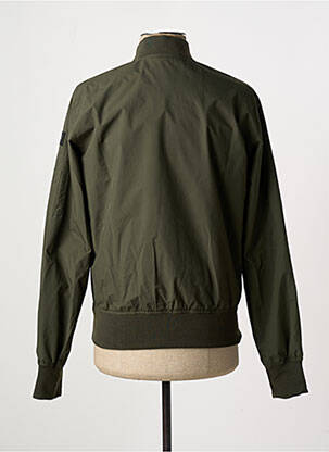 Doudoune manches longues sans capuche vert SCHOTT homme