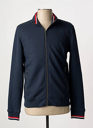 Veste casual resserrée sur le bas bleu SUN VALLEY homme