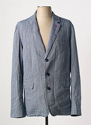 Blazer tissage chiné bleu FREEMAN T.PORTER homme