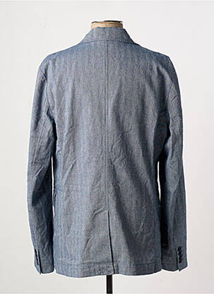 Blazer tissage chiné bleu FREEMAN T.PORTER homme