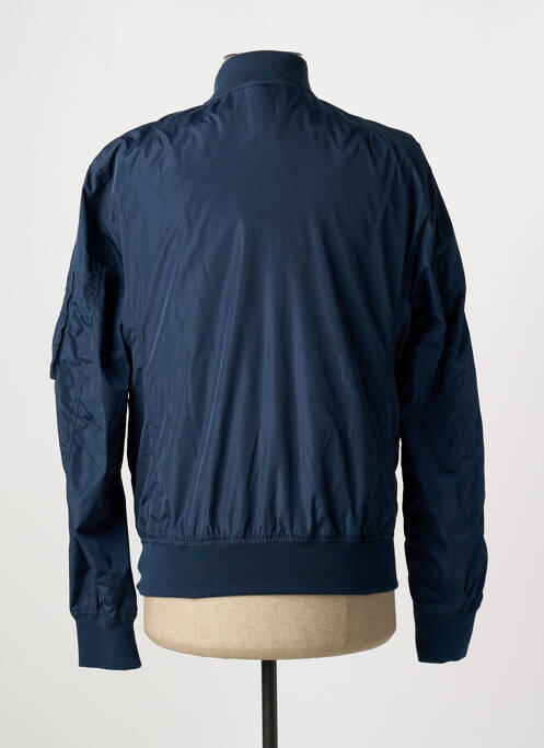 Doudoune poches sans capuche bleu SCHOTT homme