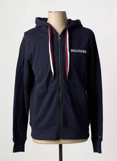 Veste casual resserrée sur le bas bleu TOMMY HILFIGER homme