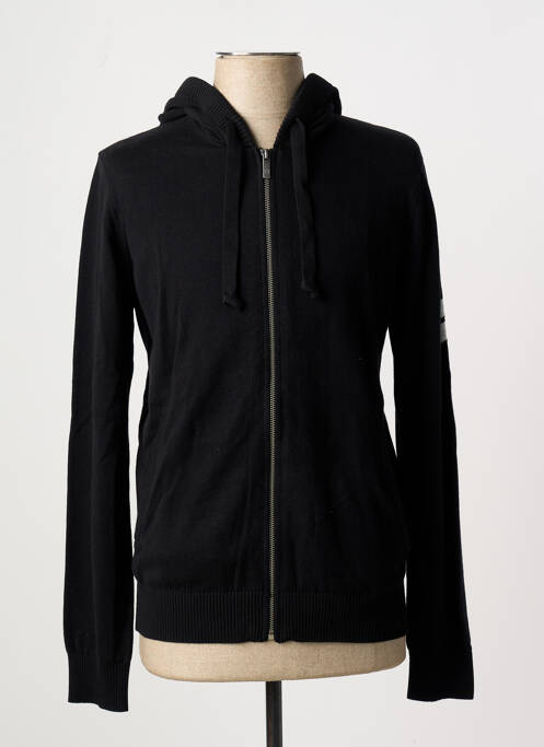 Gilet manches longues noir FREEMAN T.PORTER pour homme