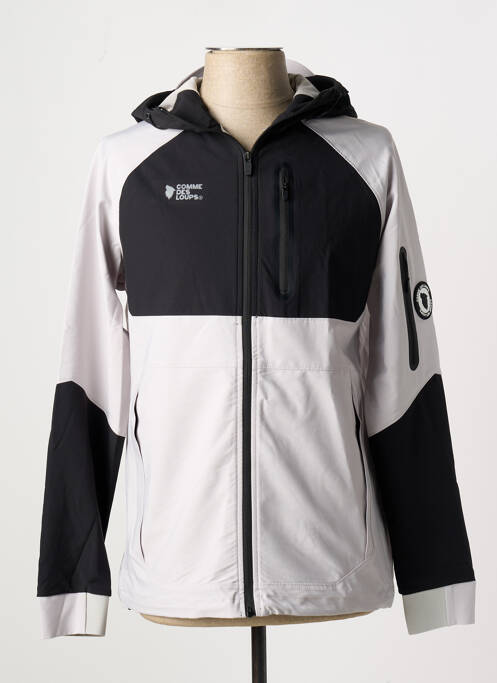 Coupe-vent gris COMME DES LOUPS pour homme