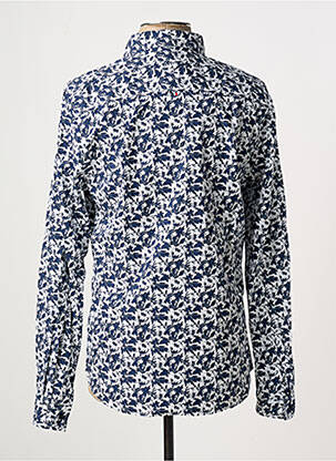Chemise manches longues imprimé fantaisie bleu LE TEMPS DES CERISES homme