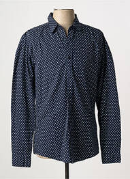 Chemise manches longues imprimé fantaisie bleu HUGO BOSS homme