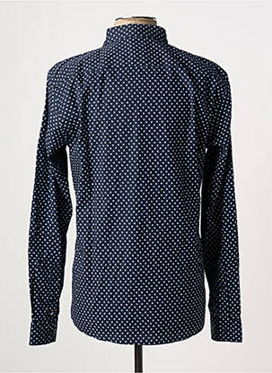 Chemise manches longues imprimé fantaisie bleu HUGO BOSS homme