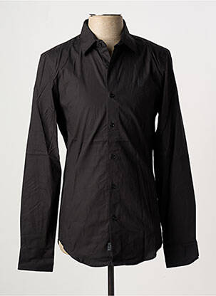 Chemise manches longues coupe cintrée noir G STAR homme