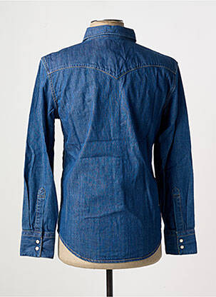 Chemise manches longues coupe droite bleu LEVI'S homme