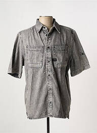 Chemise manches courtes coupe droite gris G STAR homme