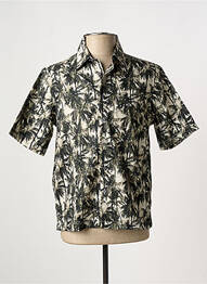 Chemise manches courtes imprimé tie and dye noir ARMANI EXCHANGE homme