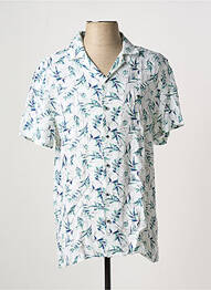 Chemise manches courtes imprimé fantaisie blanc BENSON & CHERRY homme