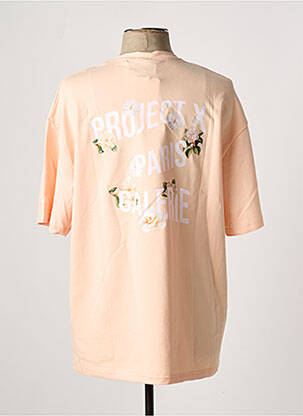 T-shirt coupe droite manches courtes orange PROJECT X PARIS homme