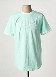 T-shirt broderie manches courtes vert PROJECT X PARIS homme