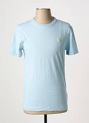 T-shirt coupe cintrée manches courtes bleu RALPH LAUREN homme