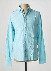 Chemise manches longues bleu LE TEMPS DES CERISES pour homme seconde vue