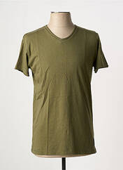 T-shirt vert LE TEMPS DES CERISES pour homme seconde vue