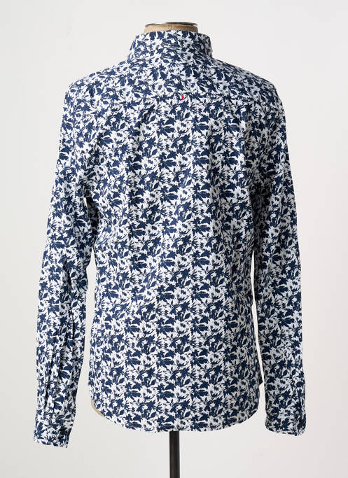 Chemise manches longues imprimé fantaisie bleu LE TEMPS DES CERISES homme