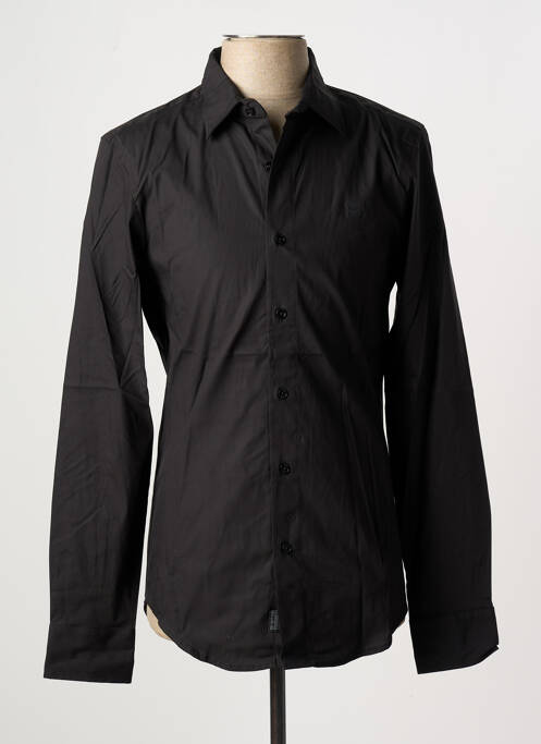 Chemise manches longues coupe cintrée noir G STAR homme