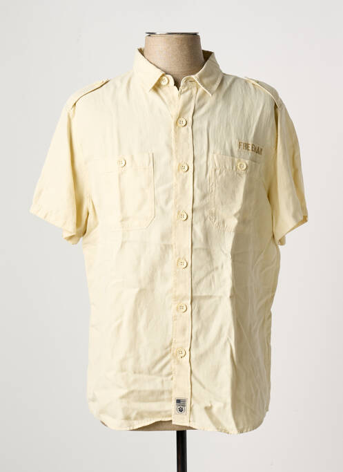 Chemise manches courtes beige FREEMAN T.PORTER homme
