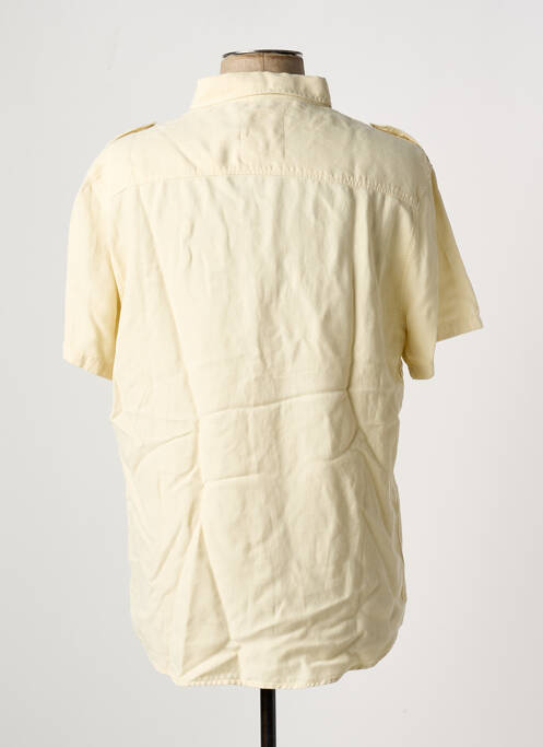Chemise manches courtes beige FREEMAN T.PORTER homme