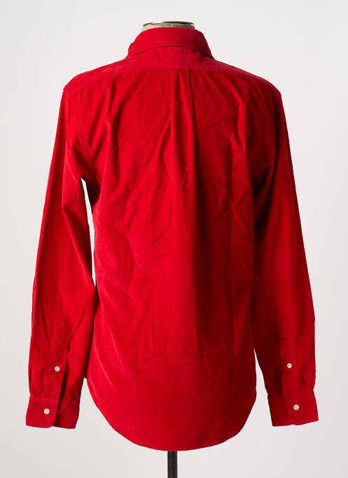 Chemise manches longues rouge RALPH LAUREN pour homme