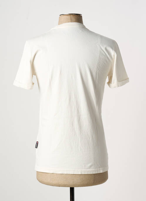 T-shirt blanc SCHOTT pour homme