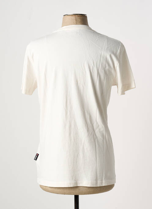 T-shirt blanc SCHOTT pour homme
