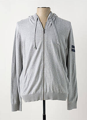 Veste casual resserrée sur le bas gris FREEMAN T.PORTER homme