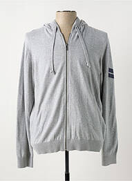 Veste casual resserrée sur le bas gris FREEMAN T.PORTER homme