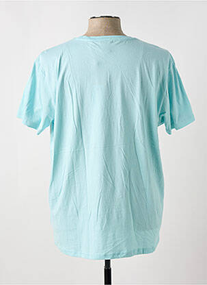 T-shirt coupe droite manches courtes bleu LE TEMPS DES CERISES homme
