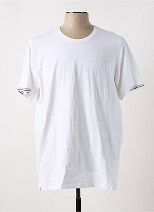 T-shirt stretch manches courtes blanc SUN VALLEY homme
