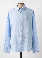 Chemise manches longues bleu TOMMY HILFIGER pour homme seconde vue