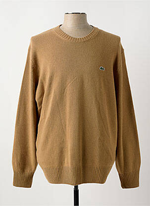 Pull marron LACOSTE pour homme