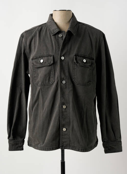 Veste casual fermeture boutonnée sur le devant gris LACOSTE homme
