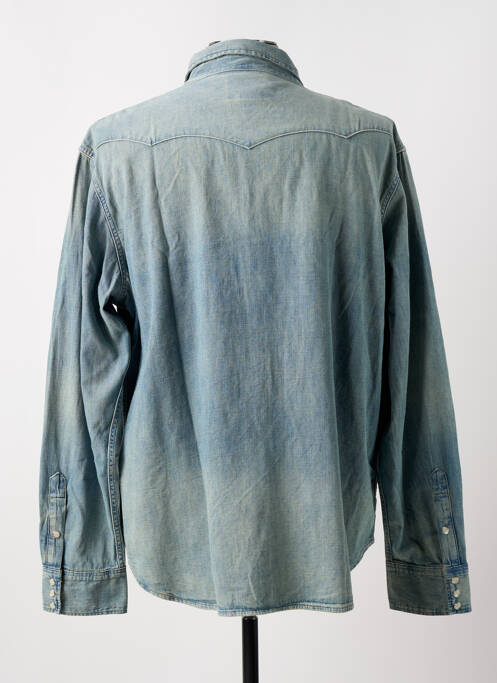 Chemise manches longues bleu RALPH LAUREN pour homme