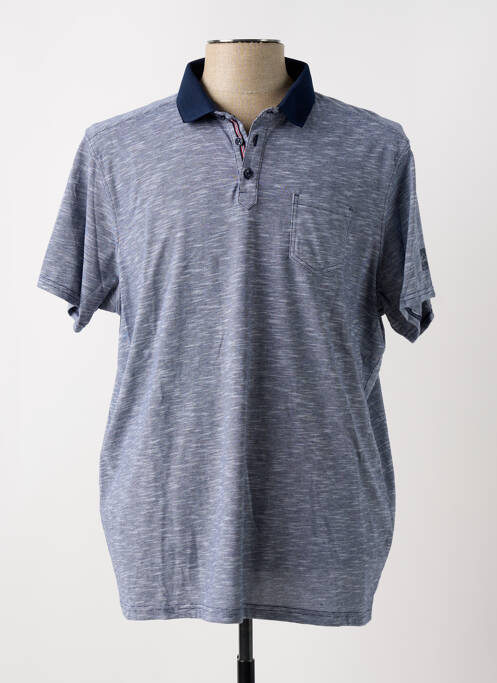 Polo bleu SUN VALLEY pour homme