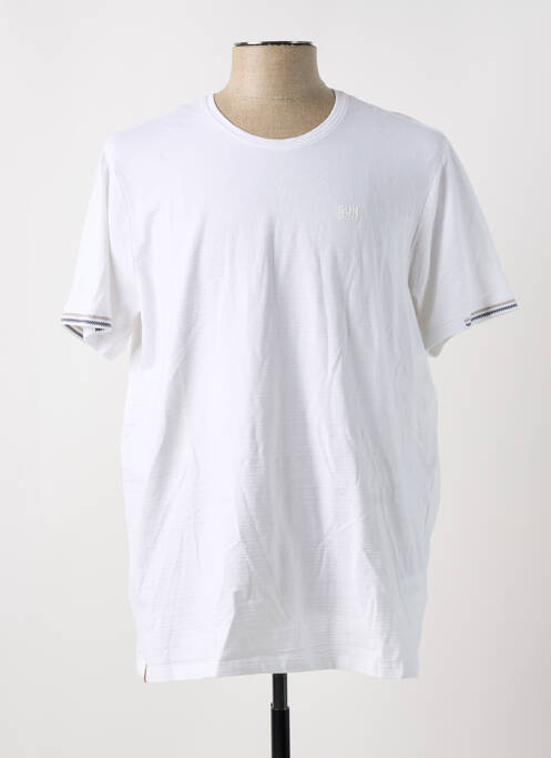 T-shirt blanc SUN VALLEY pour homme