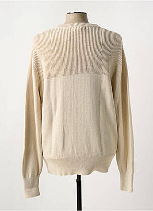 Pull maille souple et aérée manches longues beige G STAR homme
