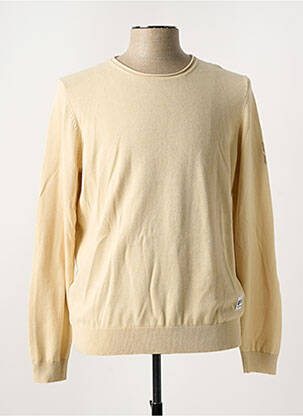 Pull stretch manches longues beige FREEMAN T.PORTER homme