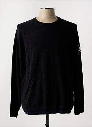 Pull stretch manches longues noir FREEMAN T.PORTER homme