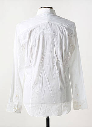Chemise manches longues tissage popeline blanc G STAR homme